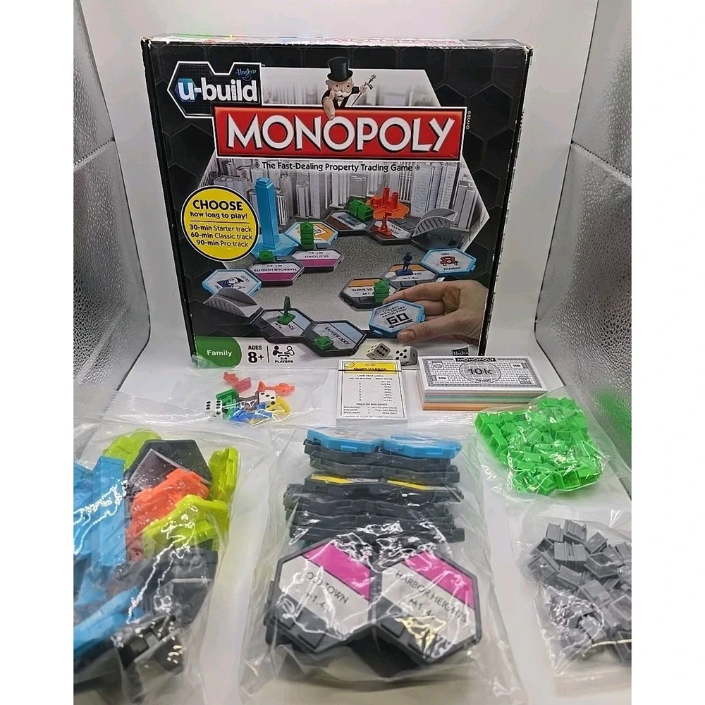 U-Build - Monopoly Brand: Hasbro‎ New But Incomplete.  Selling As Parts Only.